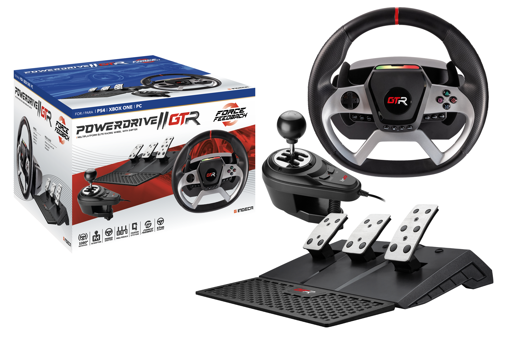 POWERDRIVE 2 GTR Multiplatform Racing Wheel