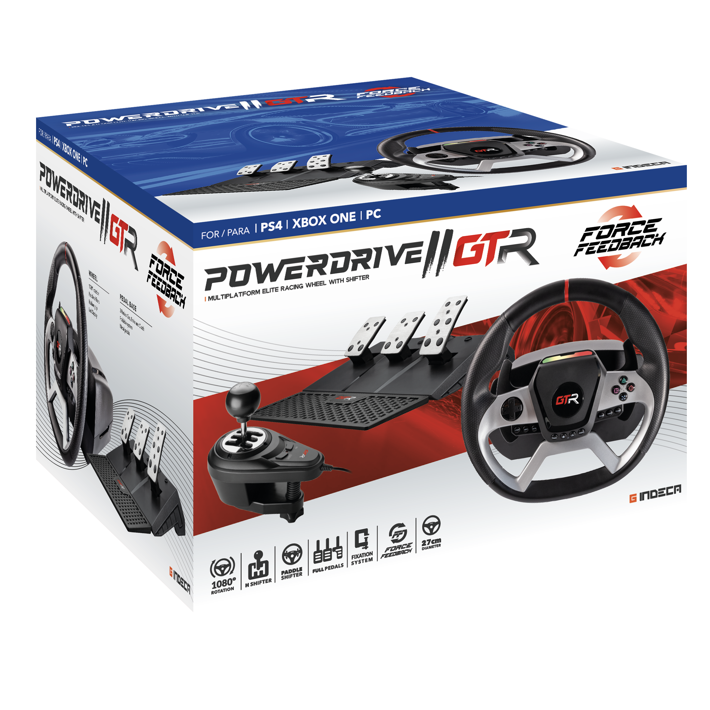 POWERDRIVE 2 GTR Multiplatform Racing Wheel